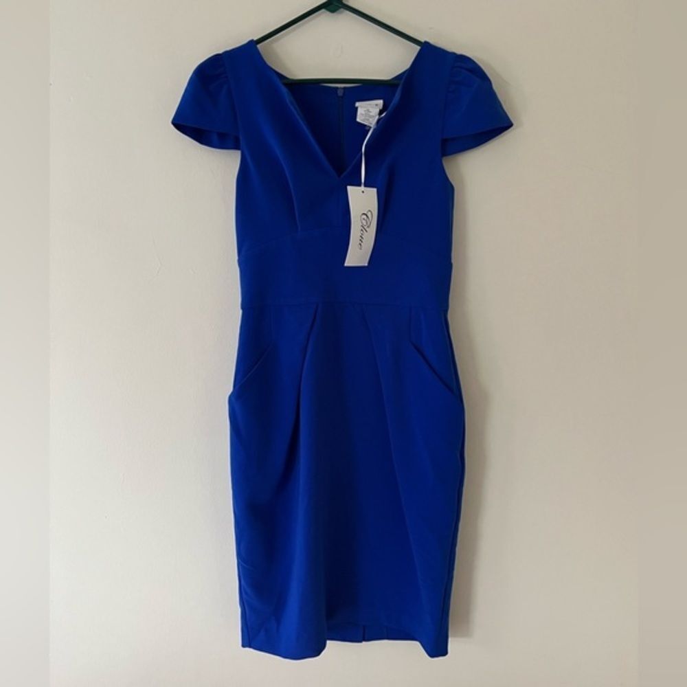 NWT Clove Cobalt Blue Cocktail Dress Size 6